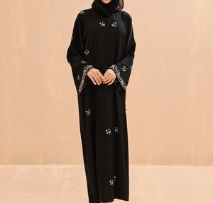 Hermoso Kaftan Abaya de Dubái, Hecho a Mano en Turquía, Largo hasta el Suelo, Manga Larga, Tela Suave y Transpirable, Corte Holgado, Informal, para Fiestas - Product Image 5