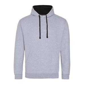 เสื้อฮู้ดดี้สีฟ้าอ่อนสำหรับผู้ชาย ทรงปกติ ผ้าฝ้าย 100% เฟรนช์เทอร์รี่ เสื้อฮู้ดดี้สวมหัวลำลอง สกรีนโลโก้ได้ ระบายอากาศได้ดี - Product Image 6