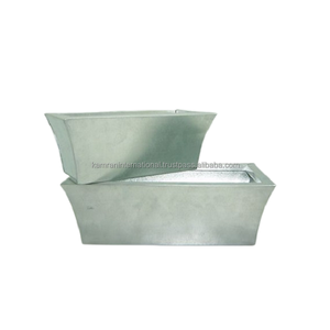 <b>Metal</b> Flower <b>Planters</b> Designer Set Of 3 Pieces For Restaurant Garden Decorative Floral Pot Accessories - Product Image 2