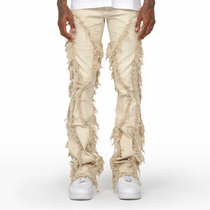 Prix de gros - Jeans en denim pour hommes tendance - Design personnalisé - Qualité supérieure - Jeans décontractés de style droit - Product Image 1