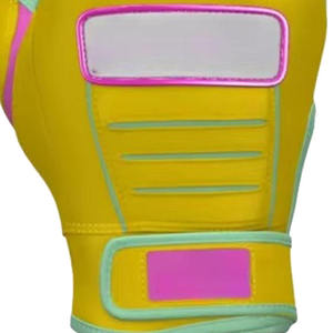 Guantes de Béisbol de Piel Cabretta Multicolor Amarillo, Verde Menta y Rosa, Palma Texturizada Premium con Agarre Máximo para Entrenamiento, Talla XXL - Product Image 5