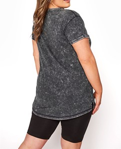 Débardeur court en maille sans manches pour femme, col montant, style peplum évasé, en mélange polyester/coton, écoresponsable, avec logo frontal - Product Image 5