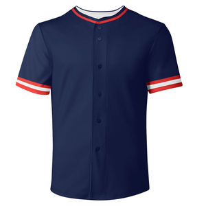 Maillot de baseball et de softball de haute qualité à boutons, uniforme personnalisé, vêtements de sport 100% polyester, maillot de baseball - Product Image 6