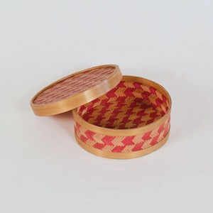 Cajas de almuerzo de bambú tejidas a mano, excelente calidad, contenedor de almacenamiento de alimentos tejido naturalmente. - Product Image 5