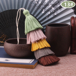 2026 Customized High Quality Silk Tassel Fringe Pendants Small Tiered Stacked Multiple <b>Charm</b> with Custom Purpose Size and Color - Product Image 5