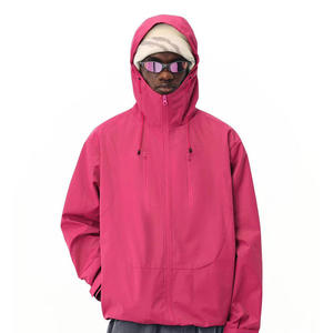 Hot Supplier Nylon Zipper Plus Size Men's Windbreaker Winter Outdoor Waterproof Sports Jackets - Product Image 2