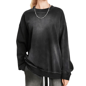 Offre Spéciale – Sweat-shirts Hip Hop Oversize 332 g/m² avec Impression Gonflée, Personnalisables, Streetwear Vierge pour Hommes et Femmes, Printemps-Automne, en Tissu Éponge 3D - Product Image 3
