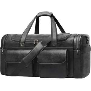 Custom Logo PU <b>Leather</b> Travel <b>Bag</b> Women Waterproof Fitness <b>Bag</b> Large <b>Duffle</b> <b>Bag</b> Sport <b>Bags</b> For <b>Men</b> - Product Image 2