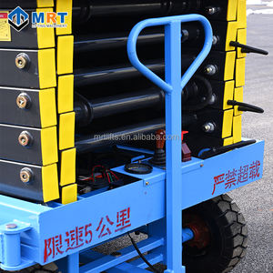 Mrt 8m के तौबल मोबाइल कैंची लिफ्ट इलेक्ट्रिक हवाई कार्य मंच, हाइड्रोलिक लिफ्ट, अनुकूलन योग्य रंग और लोड क्षमता। - Product Image 4