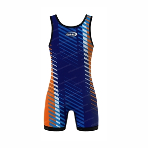 <b>Wrestling</b> Sportswear <b>Singlet</b> with Athletic Design and Stretch Fabric for Intensive Training Activities <b>Wrestling</b> <b>Singlet</b> - Product Image 3