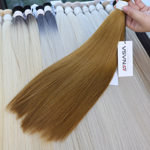 Prix d'usine Extensions de cheveux en vrac Cheveux humains bruts vietnamiens toutes les couleurs - Product Image 6