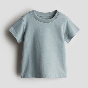 Camiseta de algodón de manga corta con cuello redondo, diseño de bolsillo, transpirable, de color liso, estilo oversize, informal para hombre. - Product Image 5