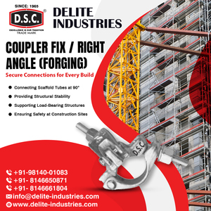 Delite FIX COUPLER FORGED 48X48MM Collier de serrage pour tuyau en acier pour coffrage en béton, support métallique haute résistance COUPLER - Product Image 6