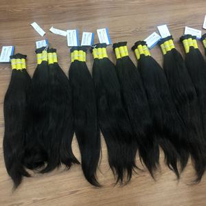 Vrais cheveux naturels bruts non traités, lisses et en vrac, cheveux de bébé, donneur unique, aspect naturel, de très haute qualité, prêt à être expédié - Product Image 5