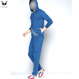 High Quality Good Seller 2 PCS <b>Set</b> Men Outer Wear Jogging Simple Tracksuits, Full-Length Regular Fit Tracksuit with Full Sleeves - Product Image 3