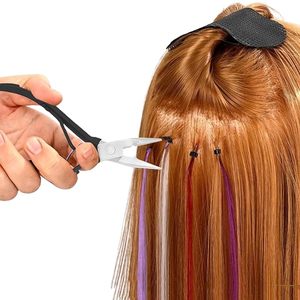ชุดเครื่องมือต่อผมคุณภาพสูง OEM Professional สีโรสโกลด์ ผลิตจากสแตนเลสเกรดผ่าตัด พร้อมคีมต่อผมแบบไมโคร/นาโนริง - Product Image 6