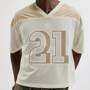 Camiseta Deportiva de Fútbol de Malla Negra Oversize para Hombre, Transpirable, de Manga Corta, con Número Personalizado 88, Estilo Urbano, Atlético - Product Image 3