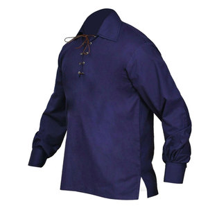 Chemise Jacobite écossaise traditionnelle 2026 bleu marine pour tenue Kilt des Highlands – Fournitures d'usine - Product Image 4