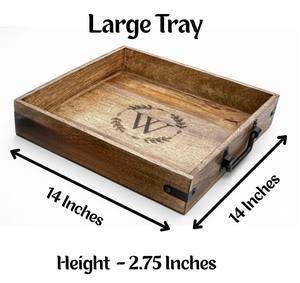 Acacia <b>wood</b> serving <b>tray</b> Home staging decor <b>tray</b> Interior styling <b>wood</b> <b>tray</b> Acacia <b>tray</b> for decoration - Product Image 4