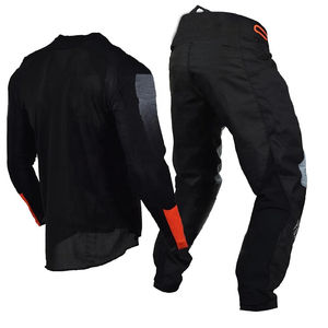 Ensemble de vêtements de motocross unisexe grande taille, vente en gros, logo personnalisé, course automobile, séchage rapide, respirant, maillot de course - Product Image 3