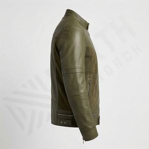 Chaqueta de Motociclista de Cuero Genuino para Hombre de la Mejor Calidad, Nueva Colección de Invierno, Chaquetas de Motocicleta con Protecciones Desmontables Personalizadas - Product Image 3