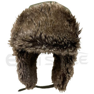 Nuevo Sombrero Trapper Verde Oliva, Impermeable, de Lona Encerada, con Orejeras de Piel, para Clima Frío, Suministro OEM Personalizado, Sombrero Trooper - Product Image 2