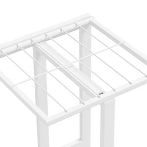 White Metal 5-Floor Flower Stand 16.9"x8.7"x38.6" <b>Tabletop</b> <b>Display</b> - Product Image 6