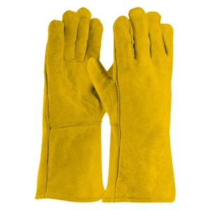 Gants de soudage en cuir de vachette de qualité supérieure, résistants et protecteurs pour les mains, gants de sécurité en cuir pour soudeurs - Product Image 4