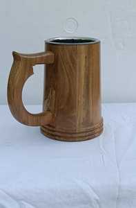 Taza de Madera Clásica Hecha a Mano Personalizada para el Hogar, Oficina, Hotel, Taza de Cerveza de Madera, Taza de Té con la Mejor Calidad, Mayorista de la India - Product Image 5