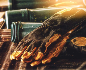 Spiritchill Goods WA-003 Anti-Slip MIG Silicone-free Heat Resistant Leather Welding <b>Gloves</b> Kevlar Liner Molten Metal Splash Test - Product Image 6