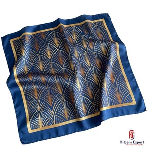 Écharpe en soie de luxe imprimée sur mesure pour femme, foulard carré léger, fabricant OEM, produits textiles personnalisés Chypre, mode - Product Image 6