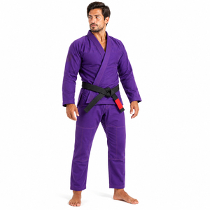 Kimono de Jiu-Jitsu Brésilien Premium Violet avec Ceinture en Coton pour l'Entraînement en Académie et les Compétitions - Product Image 1