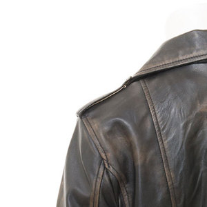 Women <b>Real</b> <b>Leather</b> <b>Jacket</b> Fashion Moto Biker Style Custom Logo Manufacturer Spread Collar Design for women <b>jacket</b> - Product Image 3