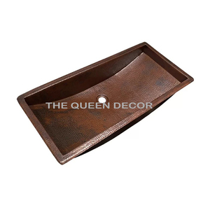 Hammered Copper Pedestal Sink Handmade Vessel <b>Basins</b> Unique Bar Sink Manufacturer Supplier Wholesaler - Product Image 5