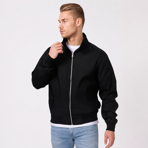 Wholesale Custom Men's Waterproof Breathable <b>Running</b> Rain Winter Streetwear <b>Fleece</b> Jacket Hooded Reversible Embroidered Stand - Product Image 1