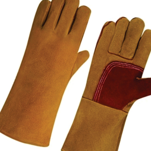 Holy Signs International AB Grade Brown Cowhide Leather Durable Powder-Free Silicone-Free <b>Latex</b>-Free Sterile Straight <b>Gloves</b> - Product Image 6