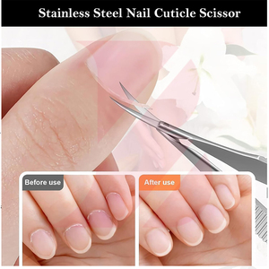 Tijeras de Acero Inoxidable de Alta Calidad para Cejas y Vello Facial, Corte Suave y Fácil, Antioxidantes, Servicio OEM/ODM - Product Image 4