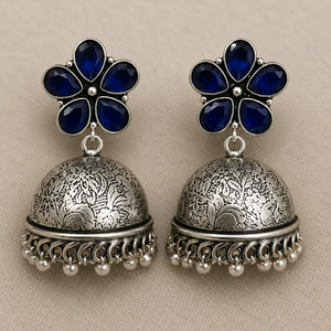 Proveedor Confiable de Pendientes Colgantes Redondos Plateados Oxidados, Estilo Vintage para Mujer, Precio al por Mayor - Product Image 1