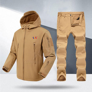 Ensemble veste et pantalon softshell coupe-vent confortable avec doublure intérieure douce - Product Image 5
