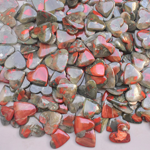 Piedra preciosa en forma de corazón, piedra preciosa en forma de corazón, corazón, sangre, al por mayor - Product Image 1