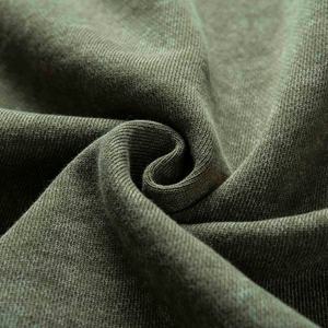 Sudadera con capucha extragrande desgastada para hombre personalizada, ropa de calle lavada con ácido desteñida al sol con nuevo diseño teñido liso para invierno - Product Image 4