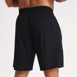 Pantalones Cortos Bermuda de Lona para Hombre, Estilo Urbano, Ecológicos, 100% Poliéster, Cintura Media Elástica, Diseño Liso con Bolsillos - Product Image 2