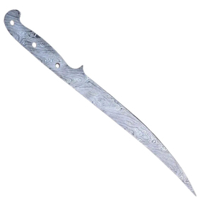 Couteau de chef Burraq personnalisé, fait main, vierge, 4-5,9 pouces, lame en acier Damas de 3,0 mm d'épaisseur, étui en cuir, compatible lave-vaisselle - Product Image 1