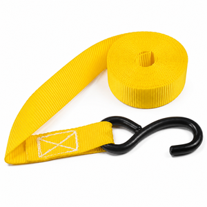 Sangle d'arrimage en polyester de 25 mm, 250 kg, avec boucle à came et crochet en S pour le transport de marchandises sur camion, usage intensif, fabricant, fournisseur OEM - Product Image 6
