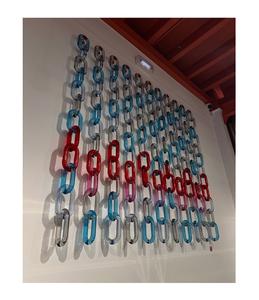 Chaînes en résine acrylique les plus attrayantes, décoration murale tendance, chaîne en résine décorative, artisanat fait main, décoration murale en maillons de résine - Product Image 6