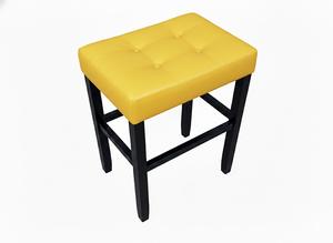 Tabouret de bar moderne en cuir PU sans dossier, tabouret de comptoir rembourré pour cuisine - Product Image 2