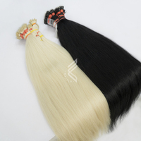 Extensions de cheveux blond platine à pointes nano, perruques de cheveux vierges Remy vietnamiens européens, super double drawn, haute qualité, décoloration