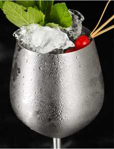 Copa de Vino de Acero Inoxidable de 300 ml con Logotipo Personalizado, Diseño Moderno, Vaso para Cócteles, Calidad Premium, Sostenible, Venta al Por Mayor - Product Image 3