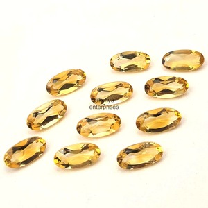 Natural <b>Citrine</b> Oval Cut Faceted Loose Gemstone <b>Citrine</b> Stone For Jewelry Making Wholesale Bulk 6mm 12mm Calibrated Gemstone - Product Image 4