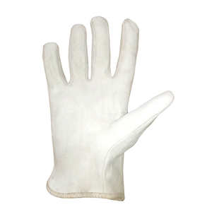 Gants de travail et de sécurité en cuir de chèvre grainé, avec protection du pouce, pour la conduite, le jardinage, pour hommes et femmes - Product Image 3